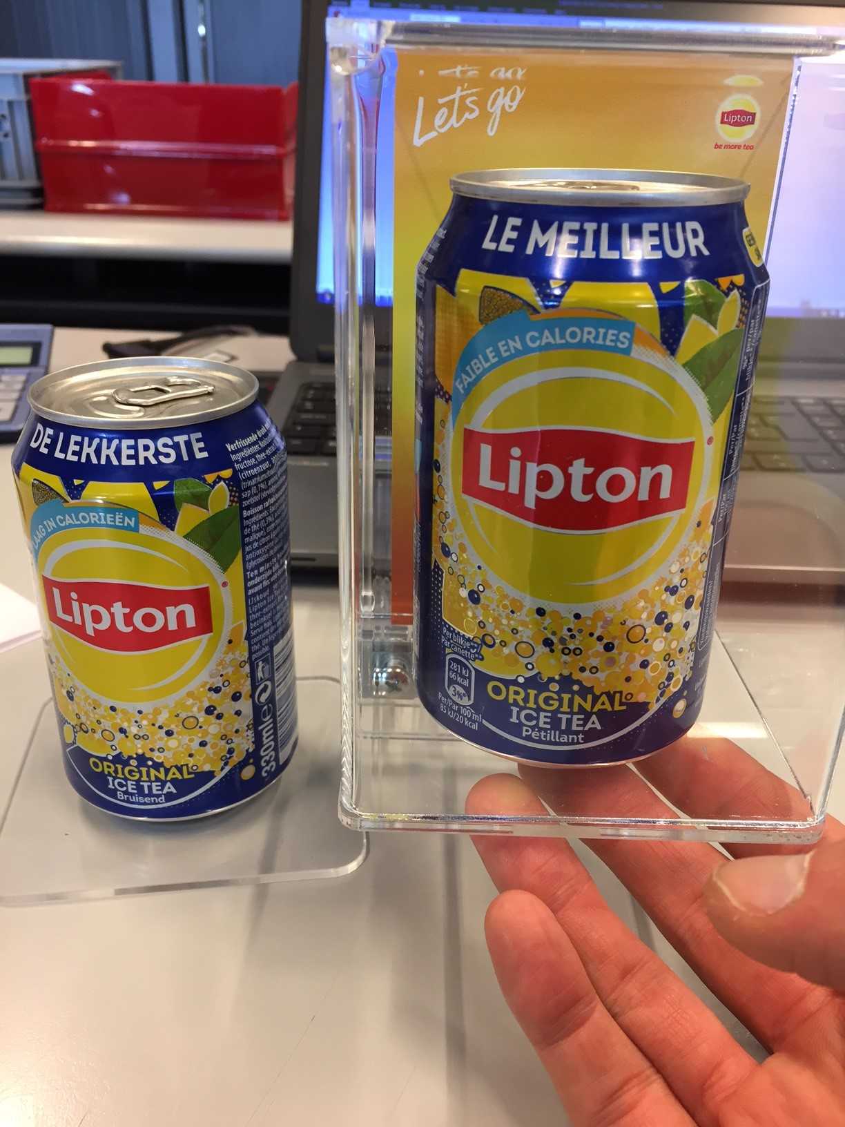 Case verpakking op maat: Lipton Glorifier