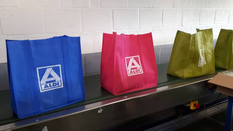 promo boxen of goodie bags vullen Aldi
