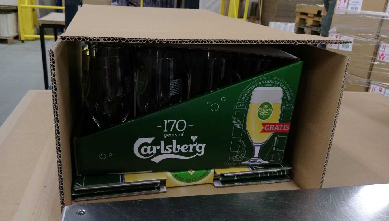 Case display verpakking Carlsberg