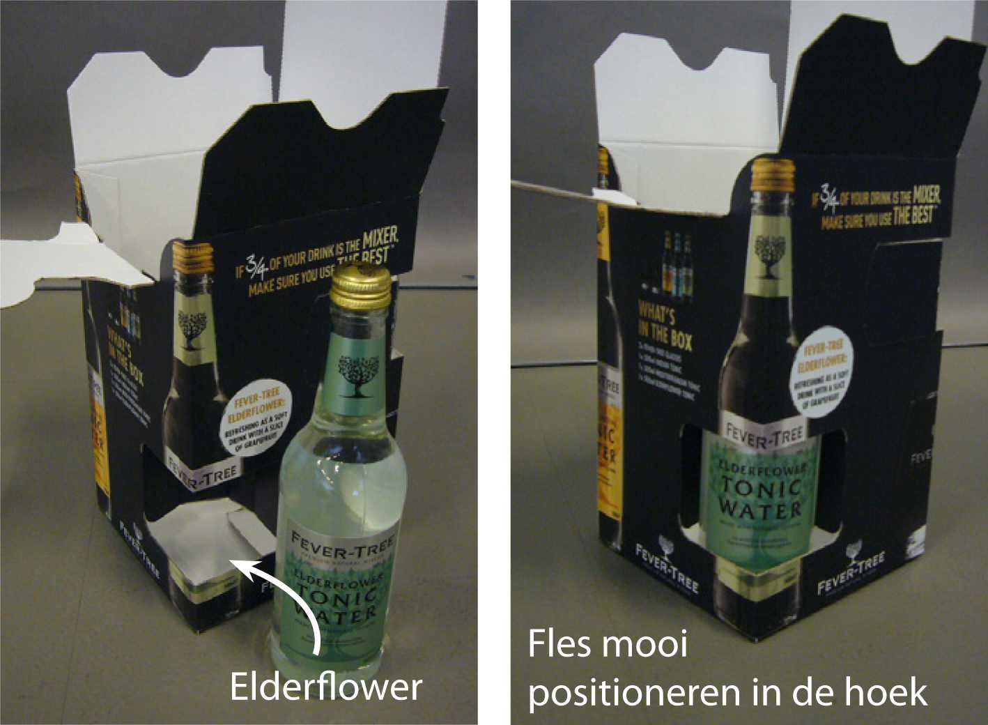 Case verpakking op maat: Fever tree gift box