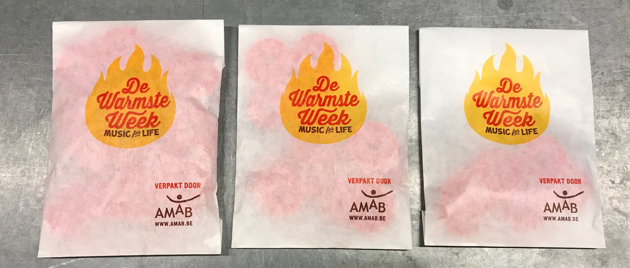 jeton5 jetons warmste week verpakken door AMAB