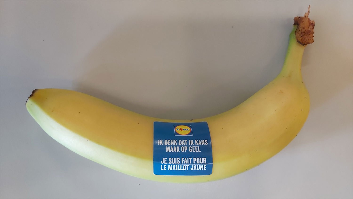 lachende banaan
