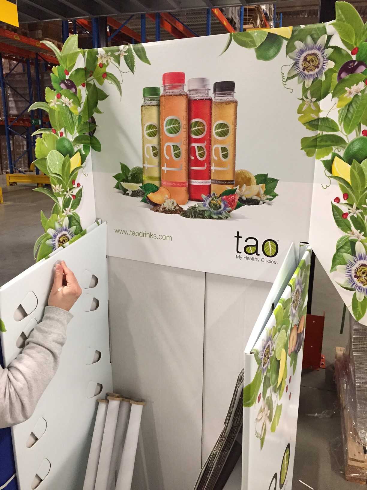 Case verpakking op maat: TAO displays